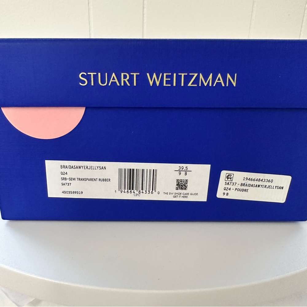 Stuart Weitzman Clear Braided Sandals - Picture 5 of 16